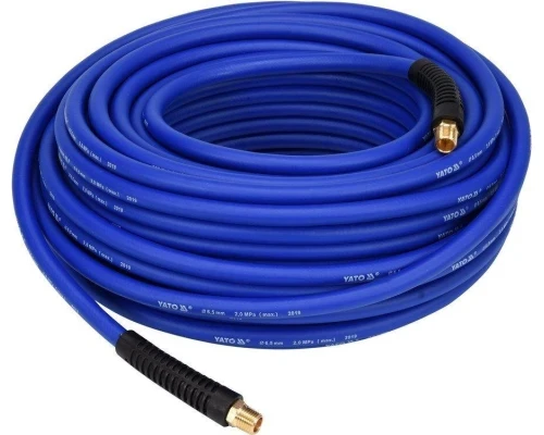 Пневматичний гібридний шланг 1/4" 30 м YATO YT-24232, фото 1