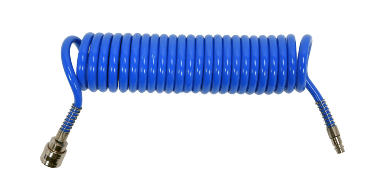 Шланг спіральний повітряний швидкознімний 6,5х10мм 5 метрів YATO YT-24204, фото 1