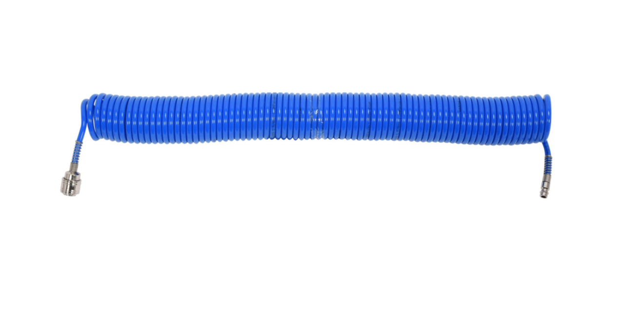 Шланг пневматичний спіральний поліуретановий YATO 5.5 х 8 мм 15 м YT-24203