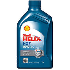 Shell Helix HX7 10W-40, 1л – Напівсинтетична моторна олива для бензинових і дизельних двигунів (2000–2025)