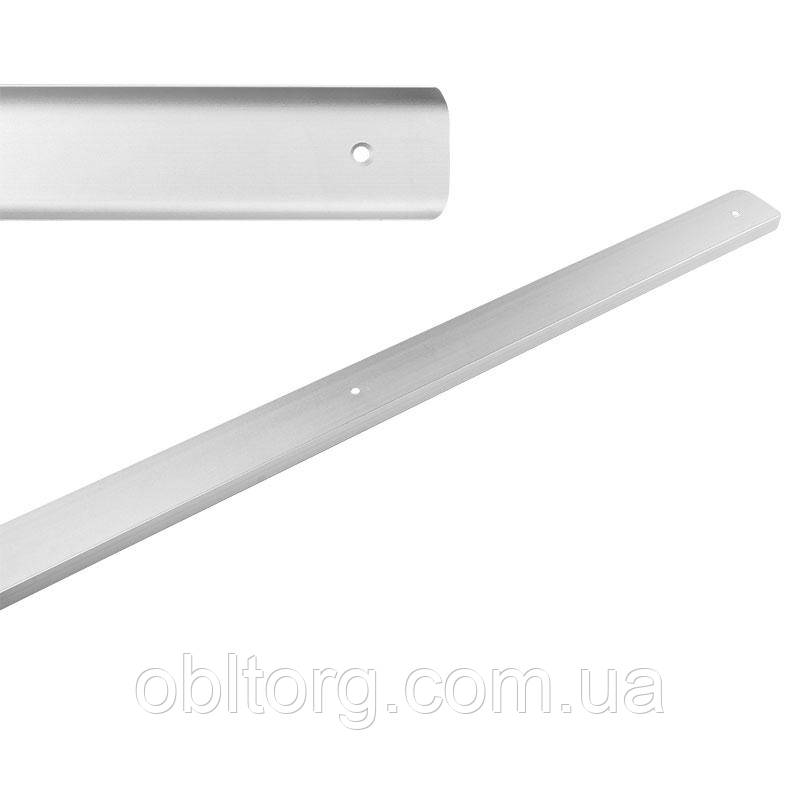 З'єднання стільниці кутове L = 600 H = 38 R-6 алюміній, фото 1