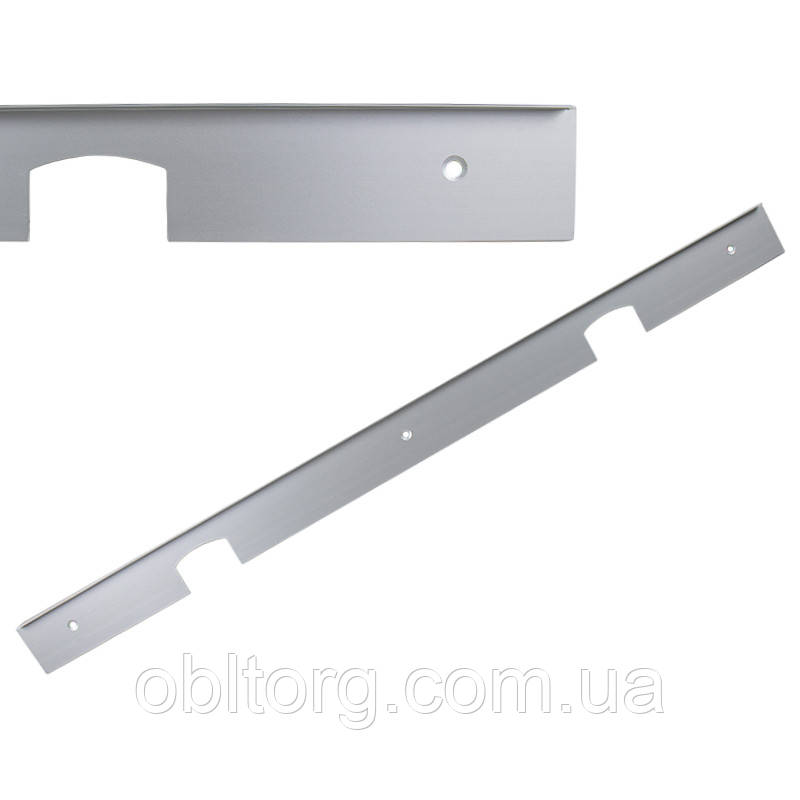 З'єднання стільниці кутовий L=600 H=40 R-1 алюміній, фото 1