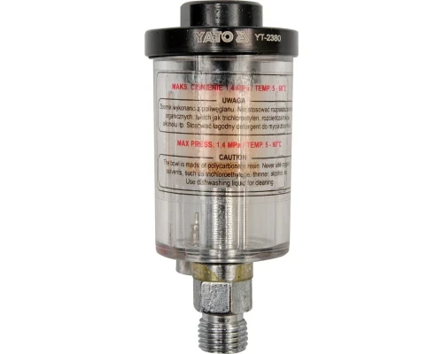 Фільтр-сепаратор води пневматичний YATO YT-2380, фото 1
