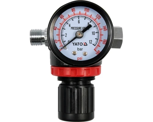 Редукційний клапан пневматичний з манометром YATO YT-2381, фото 1