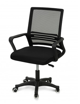 Стілець комп'ютерний Веб Мікс Меблі Чорний