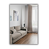 Дзеркало прямокутне з полірованим краєм 1000 х 700 мм., фото 2