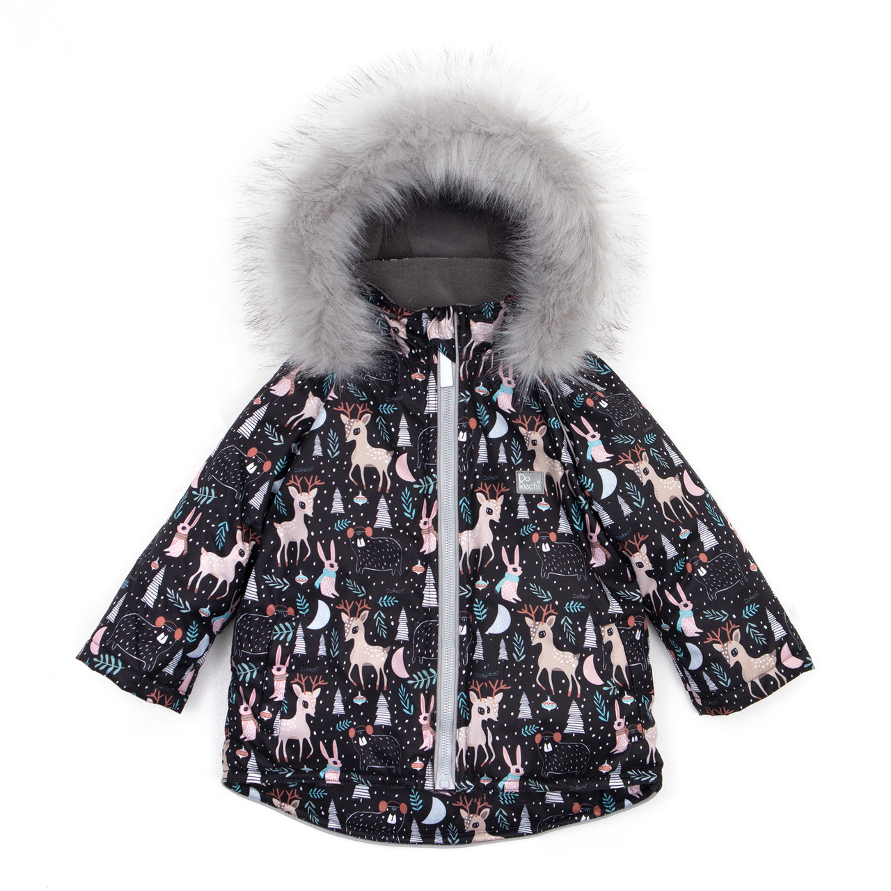 Дитяча зимова куртка парка з флісовою підкладкою та подовженою спинкою Утеплювач Thermoloft Водонепроникна Розмір 92 - 98, фото 1