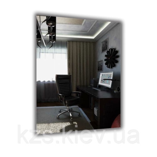 Дзеркало прямокутне з полірованим краєм 900 х 700 мм., фото 1