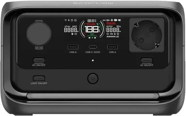 Портативна зарядна станція-повербанк EcoFlow RIVER 3 PLUS. 600 Вт.