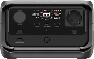 Портативна зарядна станція-повербанк EcoFlow RIVER 3 PLUS. 600 Вт.