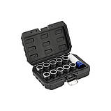 Комплект торцевих вставок до захисних гвинтів колісних дисків авто TOYOTA з квадратом-1/2" 11 шт. Yato YT-060396, фото 2