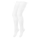 Колготки дитячі АЖУРНІ демісезонні 134-140, 68-72, 20-22 ТМ Duna "Дюна" 4370-2544-білий / весна-осінь, фото 2