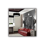 Дзеркало прямокутне з полірованим краєм 700 х 700 мм., фото 2