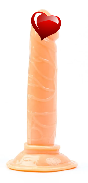 Анальний фалоїмітатор жовтогарячий на присосці 12 см*2,5 см TPR, Новинка