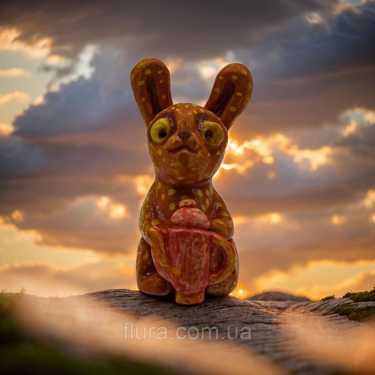 Фігурка декоративна керамічна, ручна робота / Статуетка для дому з кераміки авторська