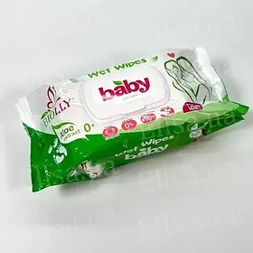 Вологі серветки дитячі Biolly Baby 120 шт