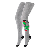 Колготки дитячі демісезонні ТМ Дюна 110-116, 56-60, 18-20, 4-6 років / 4424-1984-сірий / колготи Duna весна-осінь, фото 2