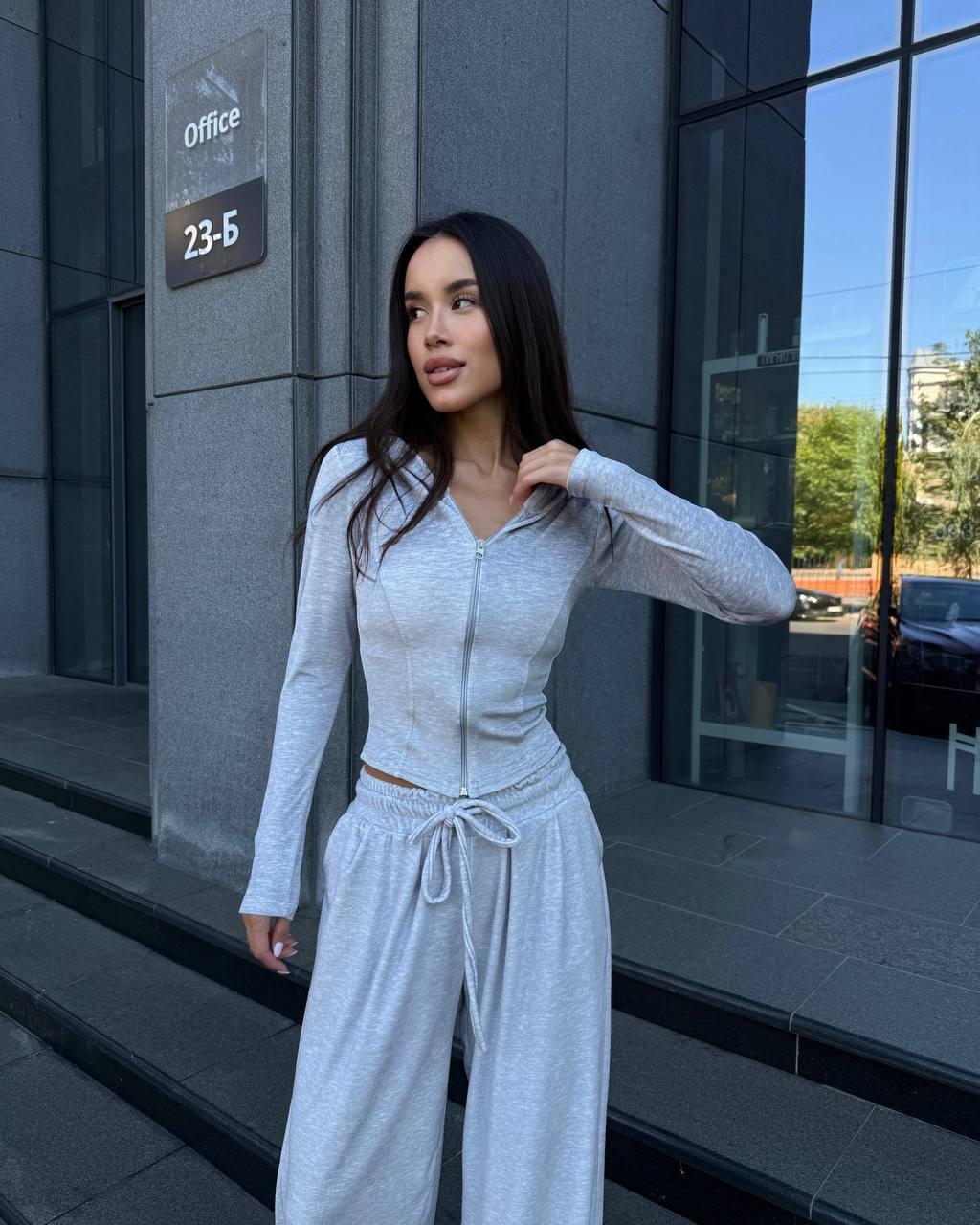 Костюм Модель: 1492-1160 Колір: шоколад, чорний, рожевий, сірий меланж, фото 1