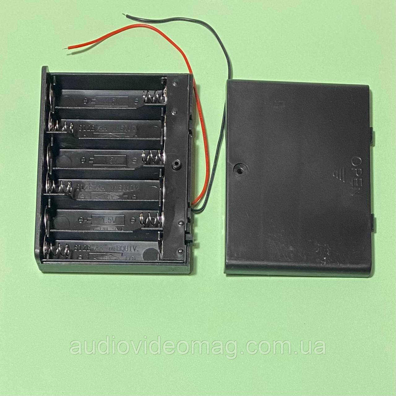 Відсік (касета) для 6 АА (пальчикових) батарейок, фото 1