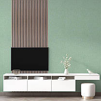 Шпалери рулонні самоклеючі миючі 2,8м х 50см х 2,5мм шпалери пвх в рулоні на клейовій основі Зелено-білі, фото 3