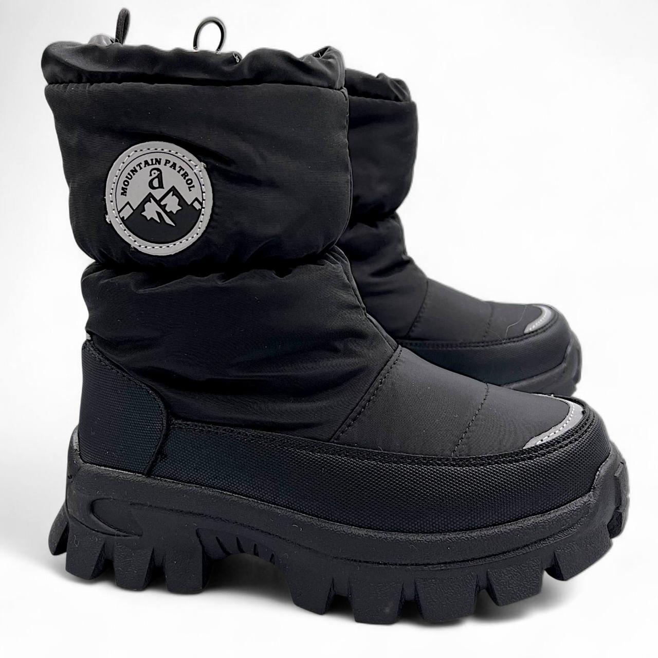 Дитячі зимові дутики для хлопчика Apawwa 27-32р, фото 1