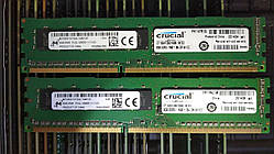 16Gb (2x8GB) DDR3L 1600MHz Micron PC3L 12800E 2Rx8 RAM ECC Оперативна пам'ять MT18KSF1G72AZ-1G6E1ZE