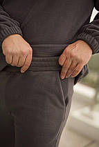 Чоловічий флісовий костюм хакі великого розміру Розміри: L, XL, XXL, фото 2