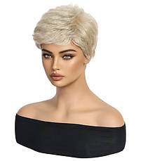 Перука коротка блондинки, термоволокно DC 1003-2, фото 4