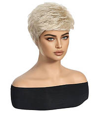 Перука коротка блондинки, термоволокно DC 1003-2, фото 3