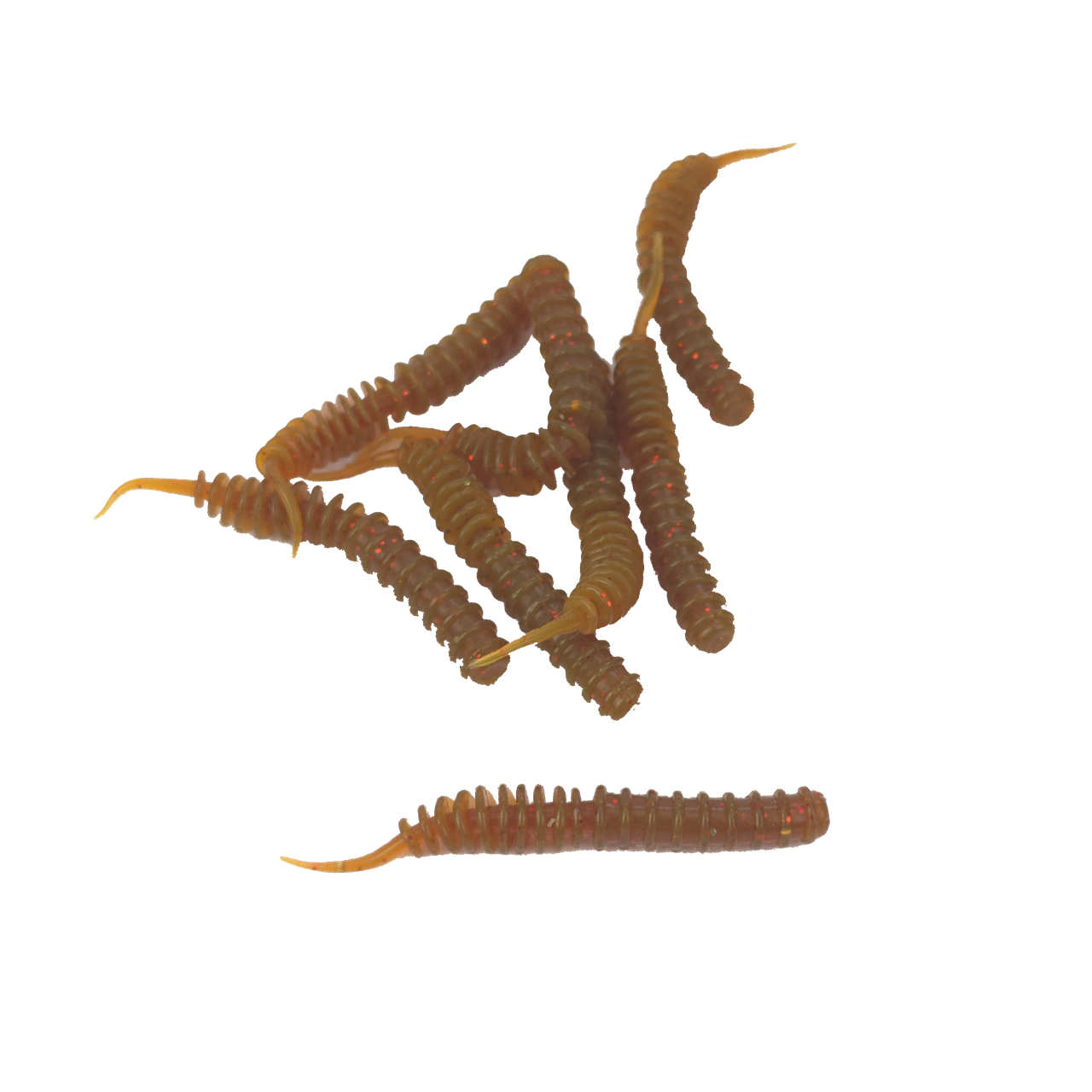 Приманка силікон черв'як Slag 2,4" (8шт) col. 06, фото 1