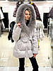 Пуховик жіночий Chanevia 25598 ICE GREY, фото 7