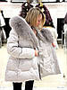 Пуховик жіночий Chanevia 25598 ICE GREY, фото 8