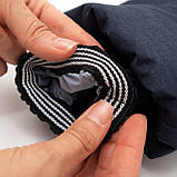 Дитячий зимовий напівкомбінезон Синій  розмір 92–98 см Мембранний, водонепроникний, з флісом та світловідбивачами, фото 9