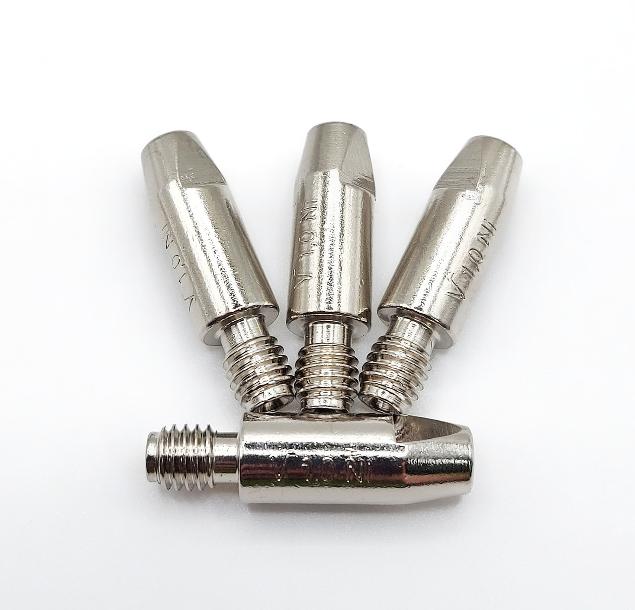 Наконечник посилений струмопровідний (E-Cu-Ni; М6х8х28; 1,0 мм) для пальників MIG/MAG, фото 1