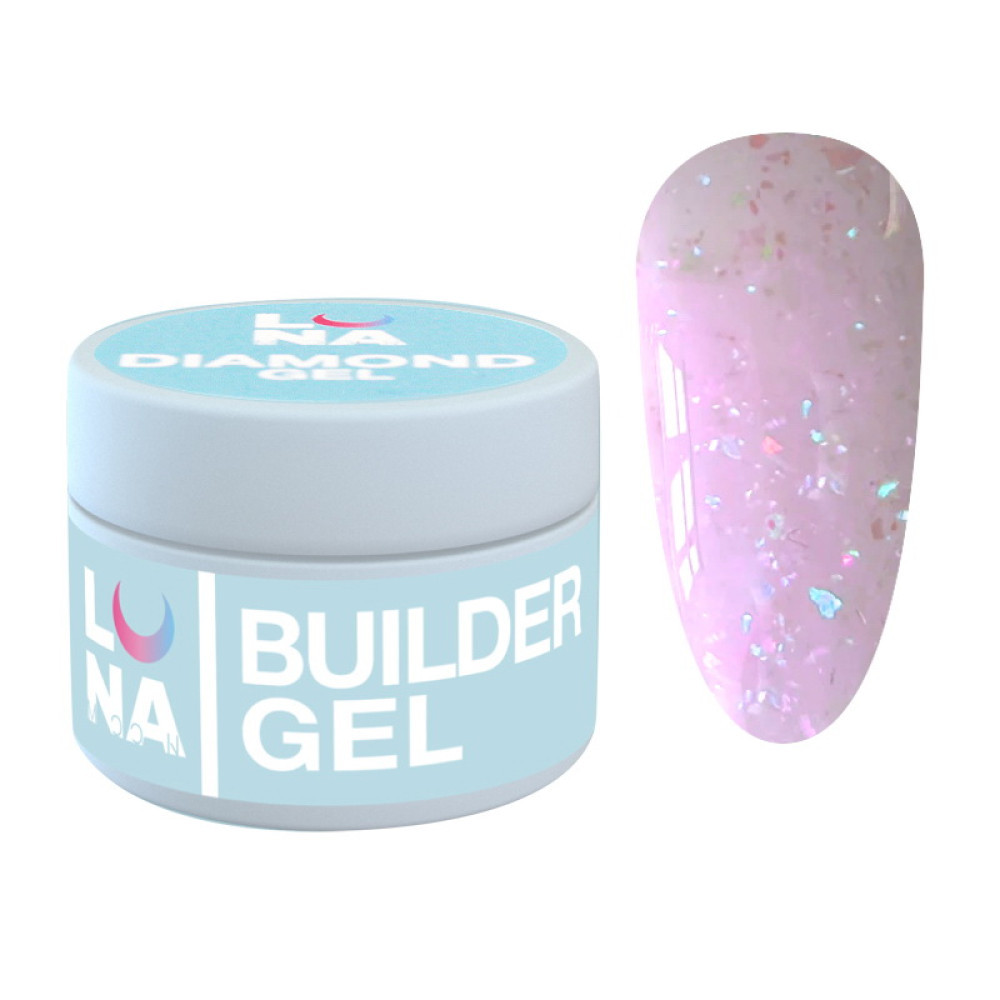 Гель для нарощування LUNA Gel Diamond №09, 15 мл, фото 1