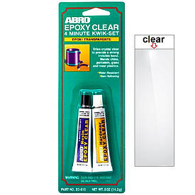 Епоксидний клей для пластику прозорий Abro 14,2г