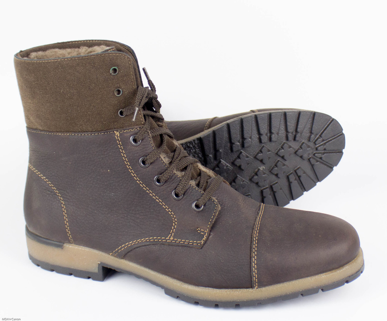 Чоловічі шкіряні черевики Rieker F 2034-27 (46 розмір), фото 1