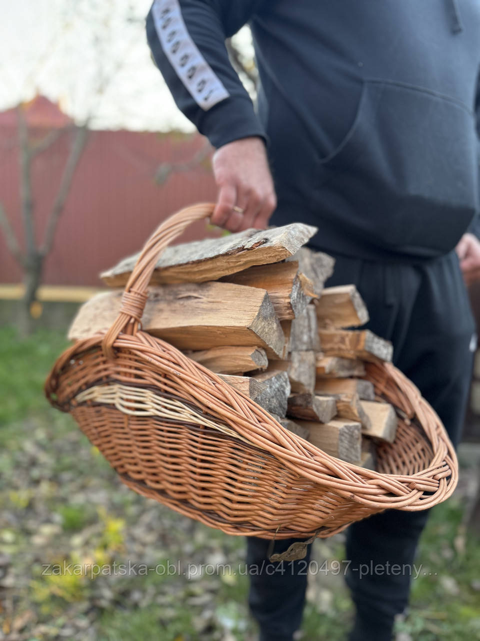Корзинка для дров М, фото 1