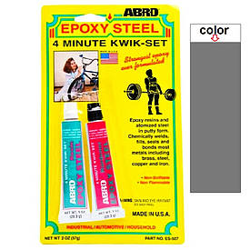 Епоксидний компаунд для металу сірий Abro 57г