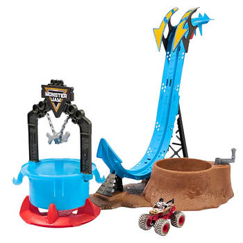Іграшковий набір Monster Jam "Мийка Машин" (масштаб 1:64, діжки для води) 6072014