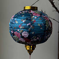 Китайський підвісний ліхтарик Традиційна прикраса для фотозон | Місячного нового року Блакитний круглий ліхтарик