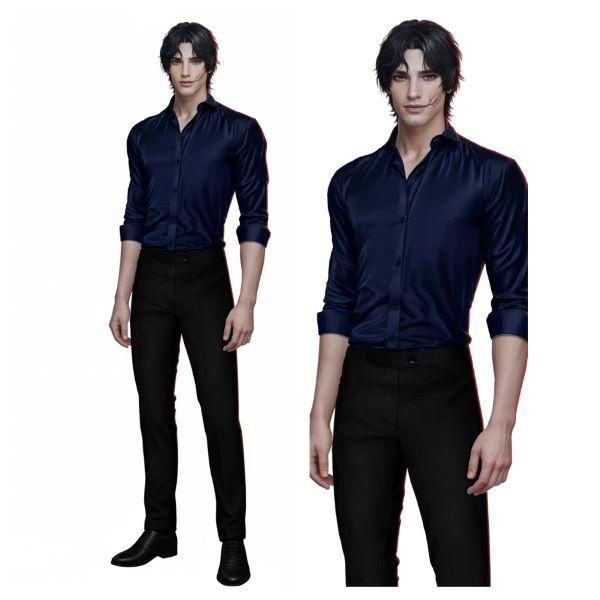 Дакімакура 150х50см Ян Клуб Романтики Подушка з наволочкою  двостороння, фото 1