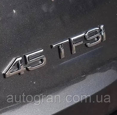 Емблема напис багажника Audi 45TFSI, фото 1