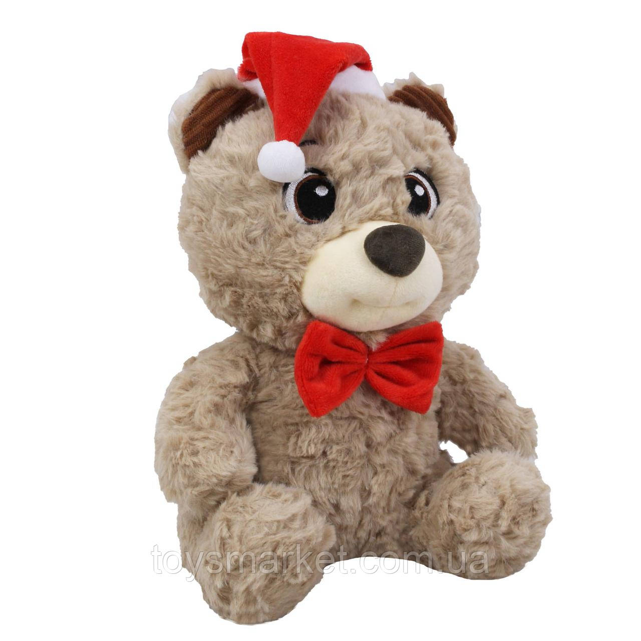 М'яка новорічна іграшка Ведмедик, 24 см