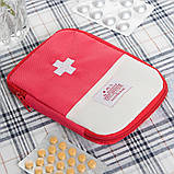 Аптечка для таблеток Сумка органайзер для ліків портативна міні аптечка для медикаментів, фото 10