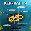 Конструктор на радіокеруванні дитячий екскаватор на радіоуправлінні набір для складання іграшкова модель спецтехніки, фото 2