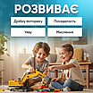 Конструктор на радіокеруванні дитячий екскаватор на радіоуправлінні набір для складання іграшкова модель спецтехніки, фото 4