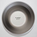 Тарілка титанова глибока Tiartisan 500 мл туристична миска з титану для походу кемпіга та туризму, фото 8
