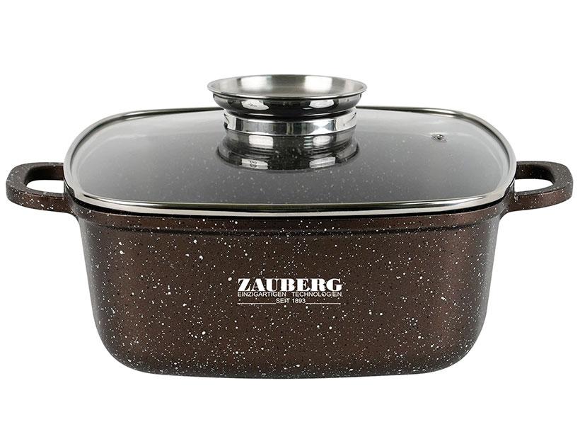 Каструля квадратна 4.4л Zauberg Мармур 1224-СН