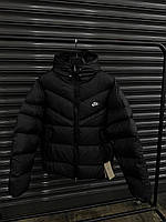 Зимова куртка чоловіча Nike Storm-Fit до -20°C чорна пуховик з капюшоном найк